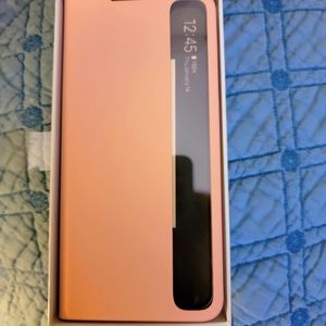 Samsung S21 Galaxy Flip Case in soft pink